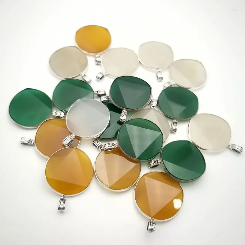 Charms 2023 Natural Stone Agates Pendant Irregular Shape Surface Angle Pendants Cute For Jewelry Making DIY Necklaces 7mmX36mm