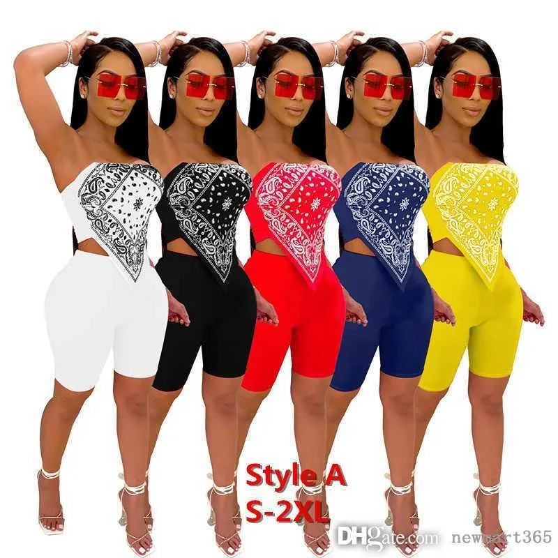 Vrouwen tracksuits designer kleding Tweede stuk outfits nachtclub sexy bedrukte vouw outfits gevouwen geborduurde tops 2023 sets stedelijke kleding