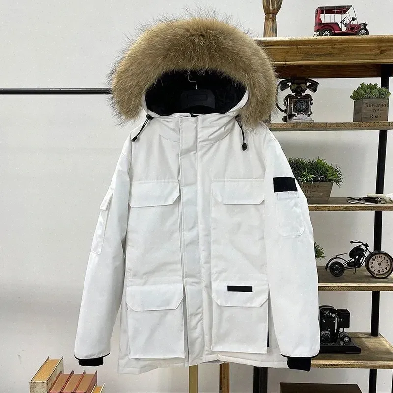 Parka Ceket Katları Mens Puffer Ceket Kış Ceketler Tasarımcı Kadın Moda Açık Hendek Çift Kalın Termal Bez B5CY#