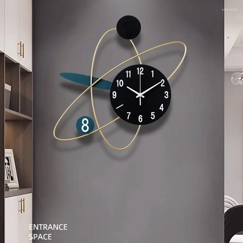 Väggklockor lyxmekanism titta på digital minimalistisk nordisk elektronisk kreativ badrum relojes mural dekor gåva