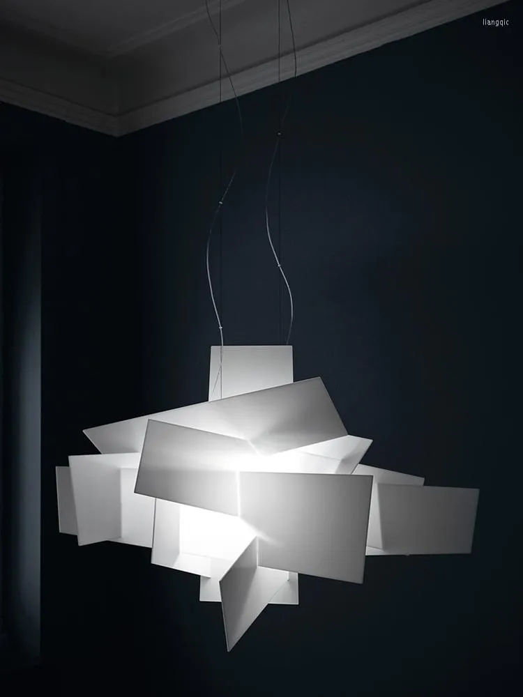 Hanger lampen Italiaanse foscarini kroonluchters stapelen de Noordse designer eetkamer met postmoderne minimalistische creatieve hal