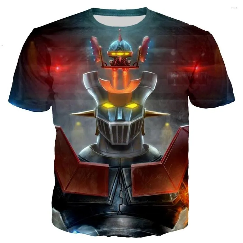 Männer T Shirts 2023 Mazinger Z Shirt Männer Mode Cool 3D Gedruckt Casual Stil Streetwear Tops