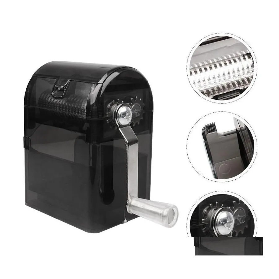 Rökande rör Handvev Grinder Crusher Tobacco Cutter Shredder Mler Drop Delivery Home Hushåll SUNDRIES Tillbehör DHJ8S