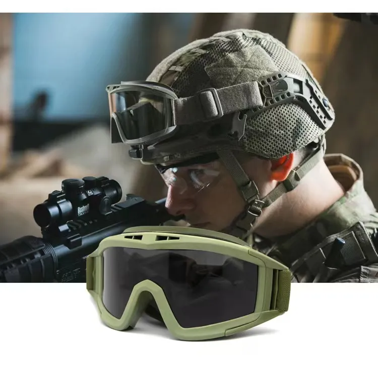 Windproof Tactical Goggles With 3 Lenses For Shooting, Airsoft, Paintball,  Motorcycle Riding Ideal For Wargames And Tactical Accessories From Cykongg,  $9.64