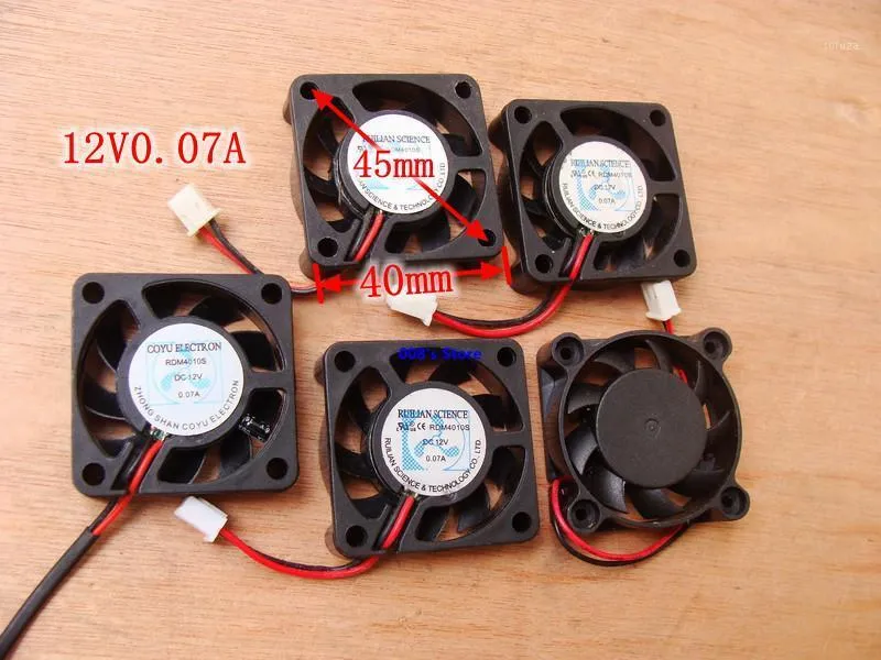 Laptop Cooling Pads CPU Cooler Fan For COYU ELECTRON RDM4010S DC 12V 0.07A 4CM 40 10MM 2 Wire HDD1