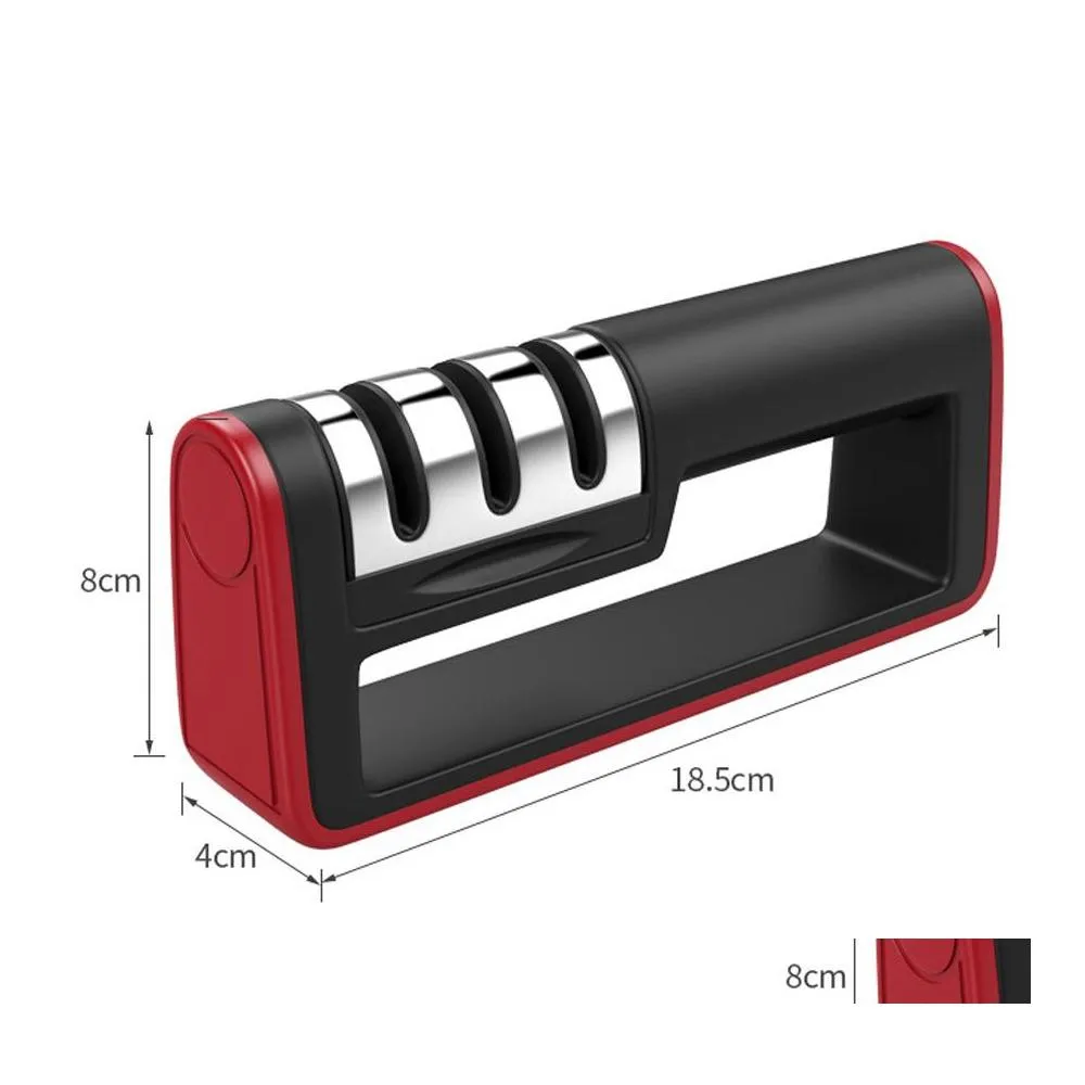 Slanners keukengerei accessoires roestvrij staal professioneel keuken mes slijpen hine mtifunction plastic handgreep slijper dh05 dhfkt