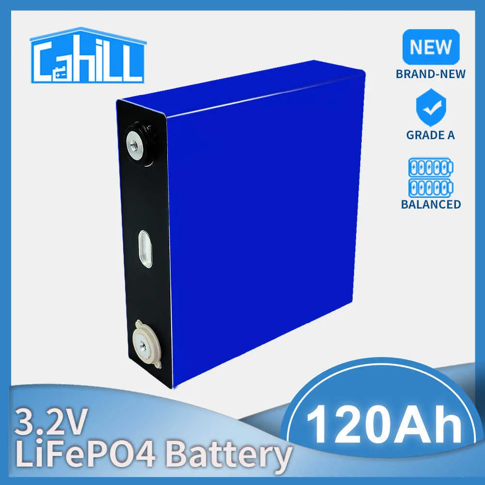 Batterie Lifepo4 3.2V 120Ah, 1/4/8/16/32 pièces, bricolage, 12V 24V, pour bateau, chariot de Golf, camping-car, chariot élévateur, maison, Lithium fer Phosphate, batterie Rechargeable