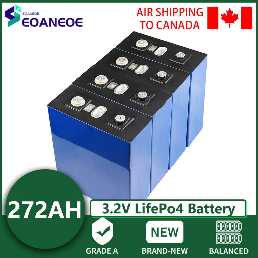 1-32 pièces 3.2V 272AH Lifepo4 batterie Rechargeable Lithium fer Phosphate cellule 12V 24V pour chariot de Golf RV projecteur électromobile