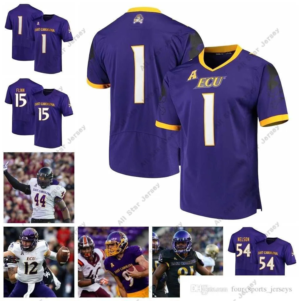 American College Football Wear NCAA ECU East Carolina Pirates College voetbal jerseys Mens Holton Ahlers Jersey Tyler Snead Trace Christian Trevon Brown Custom St.