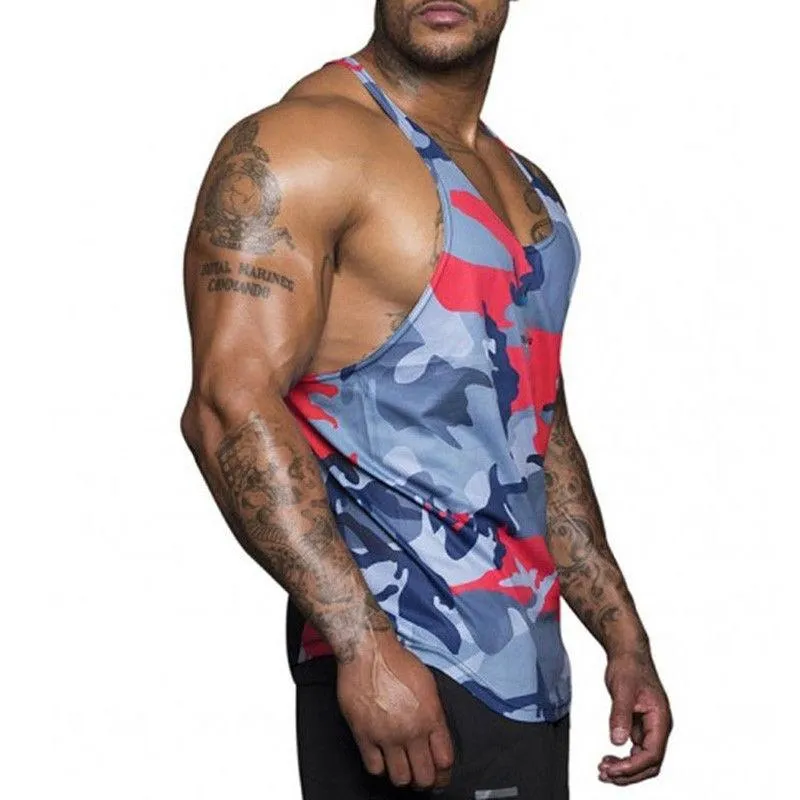 Running Jerseys 2023 Summer Tank Tops Gym Men Sport Quick Drying Training Fitness Sleeveless Shirt