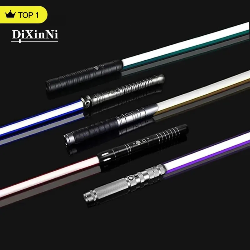 LED-Lichtstäbe RGB-Metallsäbel Laserschwert Spielzeug Saber Espada Brinquedos Sabre De Luz Juguetes Kpop-Stick Zabawki Oyuncak 230106