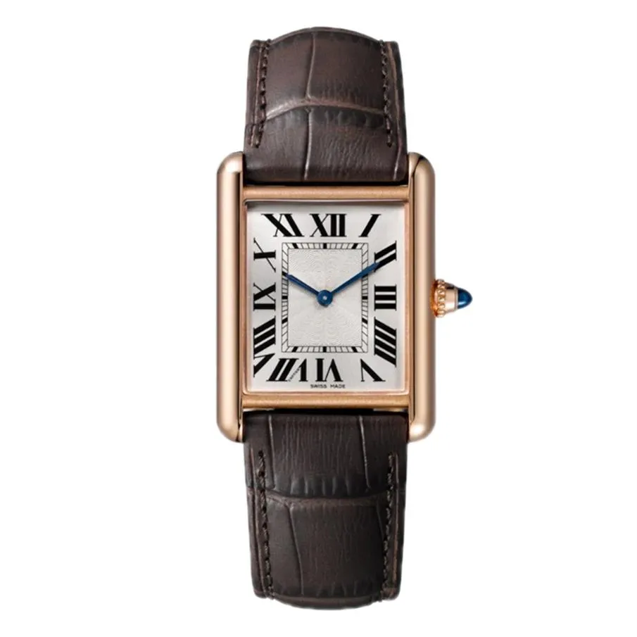 Watchbr-U1 Reloj de cuarzo clásico Simple y generoso damas Dama Mujer Relojes impermeables3228