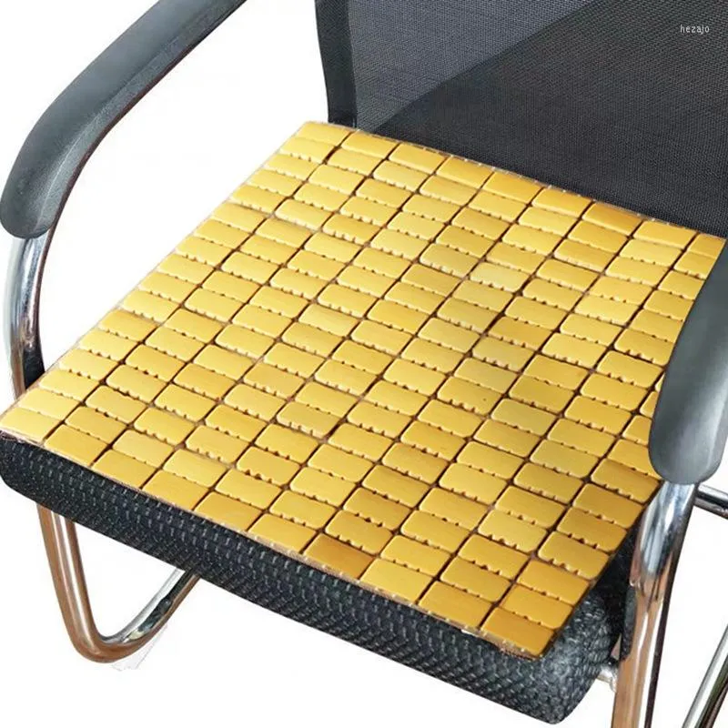 Kudde Summer Cool Seat Comfort Sofa Mat Anti-Slip Bamboo Chair Computer S Butta Car Sitt Kuddar
