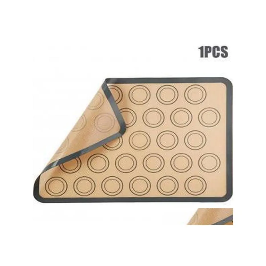 Baking Pastry Tools Wholesale Sile Mats Liner Oven Mat Heat Insation Pad Bakeware Table Dbc Drop Delivery Home Garden Kitchen Dinin Dhhfk