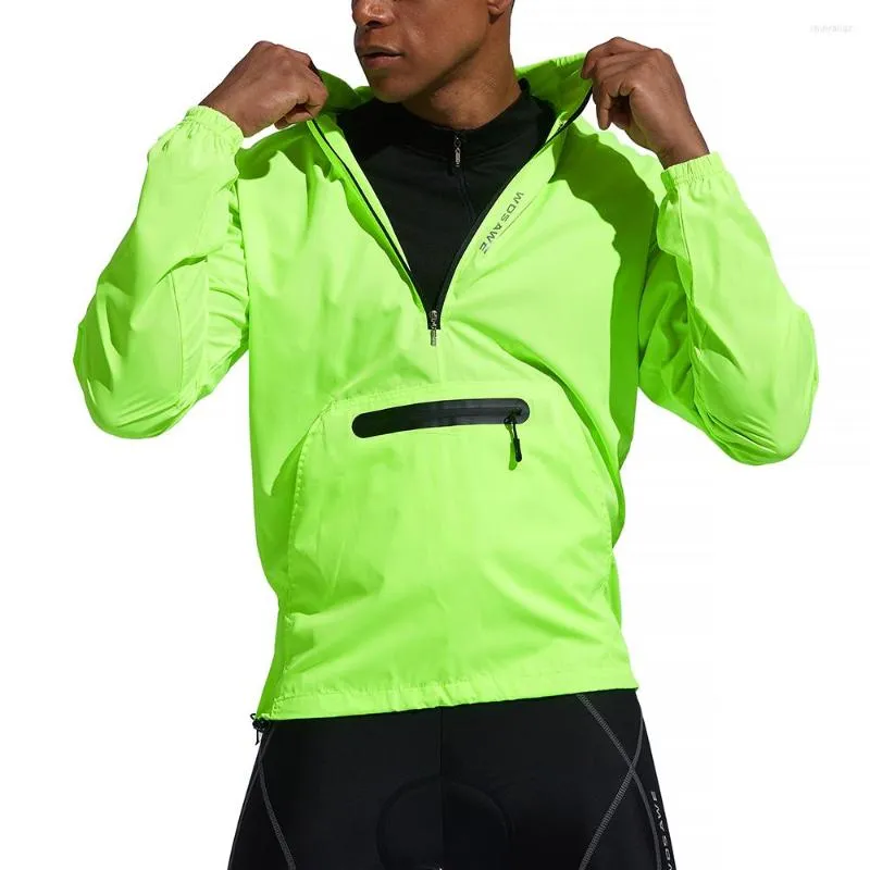 Jaquetas de corrida jaqueta de ciclismo à prova d'água Roupa de bicicleta masculina de bicicleta de vento chuva MTB Motorcycle Windbreaker Cortavientos Corta Vento