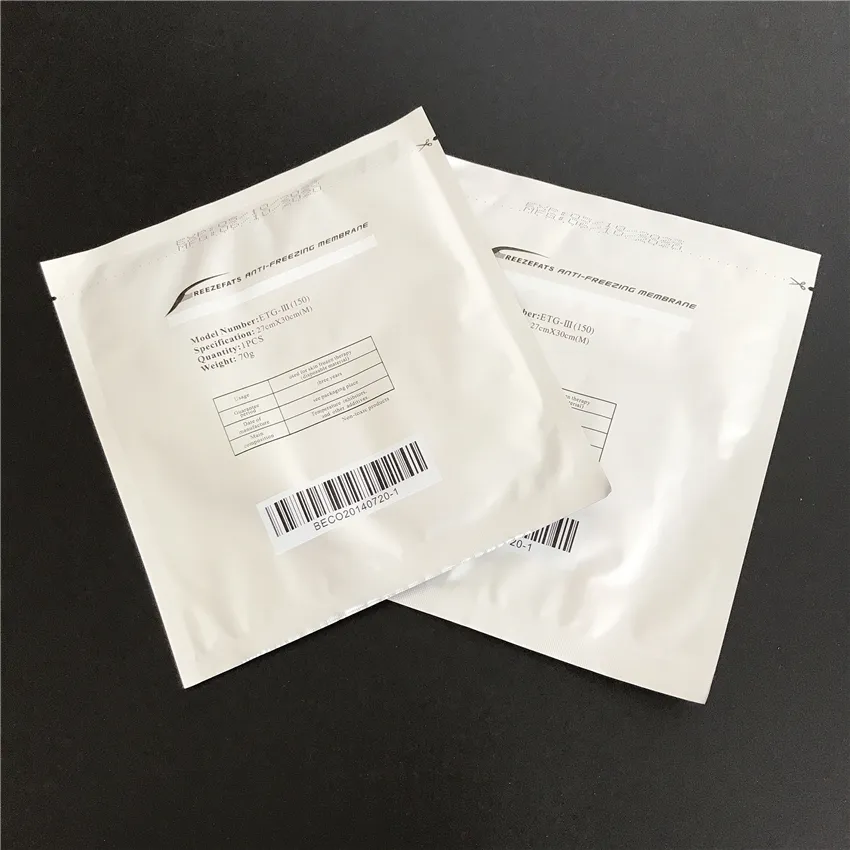 Best Anti freeze Membranes Mask Film Fat Anti Cooling Gel Pad Cryo for Cryolipolysis Slimming Machine Accessories