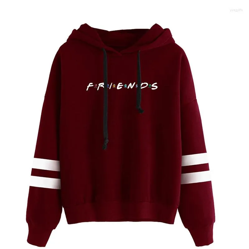 Męskie bluzy friends bluzy moda mężczyźni kobiety ulica Hip Hop Hop Hop Hoodoved Pullover Casual Para długi rękaw