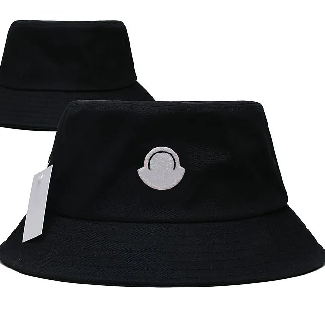 Designer Herr Dam Bucket Hat Monterade hattar Sol Förhindra Motorhuv bokstavsdesign mode solskydd mössa temperament mångsidig hatt par resekläder mycket bra