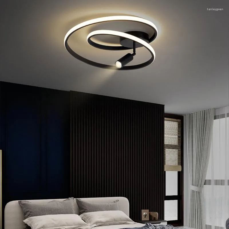 Plafonniers LED modernes éclairage créatif intérieur or ultra-mince rond carré inclure projecteur minimalisme atmosphère nordique