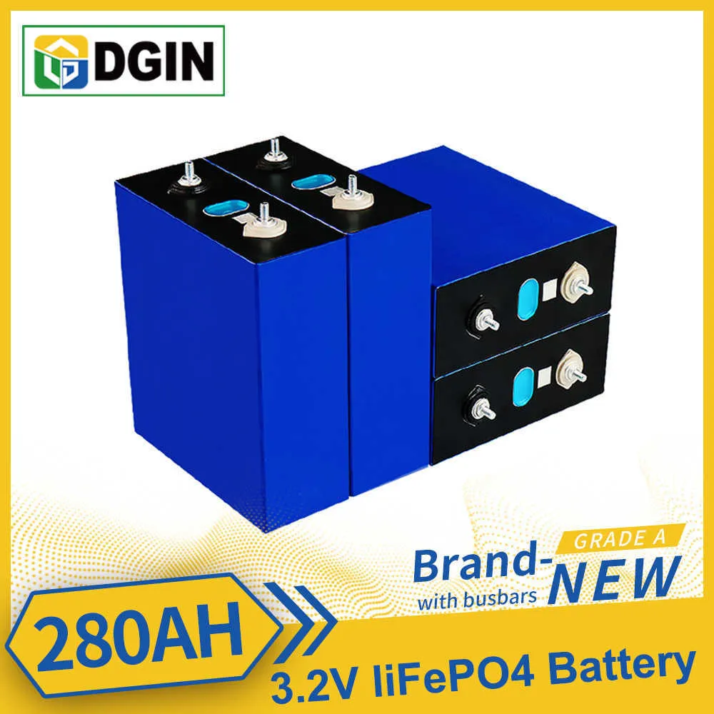 3,2 V Lifepo4 280AH Batterie 1/4PCS Lithium-Eisen Phosphat Batteri DIY Wiederaufladbare Zelle Pack Für RV Rollstuhl solar Energie Vans