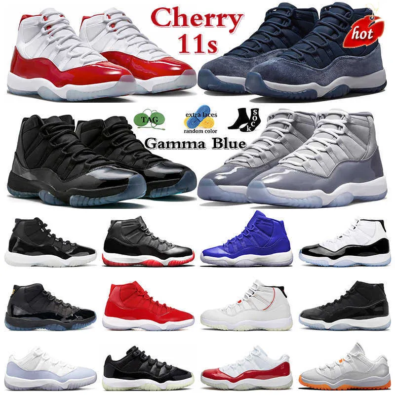 2023 OG Jumpman 11 Basketball Shoes Cherry 11s Men Women Midnight Navy