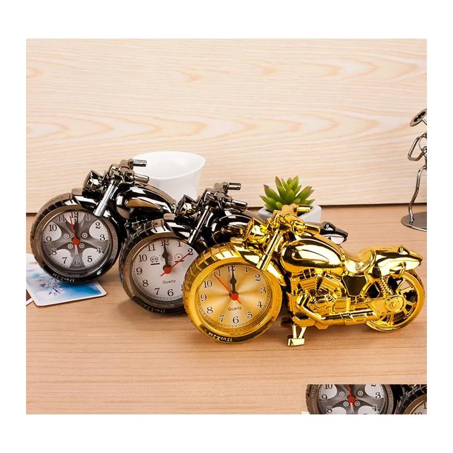 Zegar stolika biurka alarm motocyklowy domek dekoracja