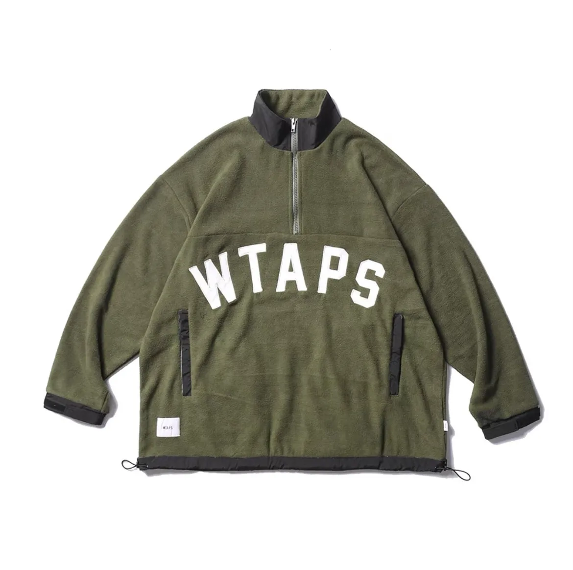 WTAPS PLAYER 02 Mens Wool Down Coat High Quality Half Zip WTAPS PLAYER 02 Mens Wool Down Coat High Quality Half Zip