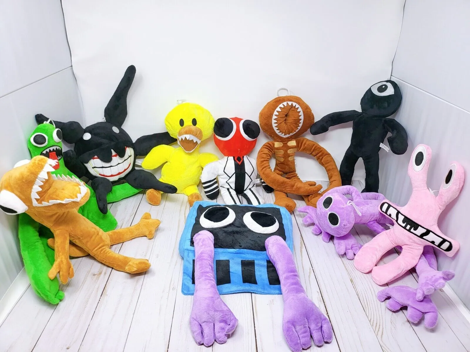 12 personaggi di peluche di amici arcobaleno. Toy Rainbow Friends Bowl Bambow