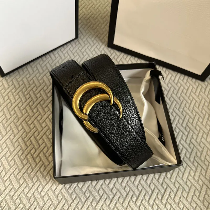 Belt Designer Belt Men Classic Style Bredd 3,8 cm present för social insamling av affärsapplikationer