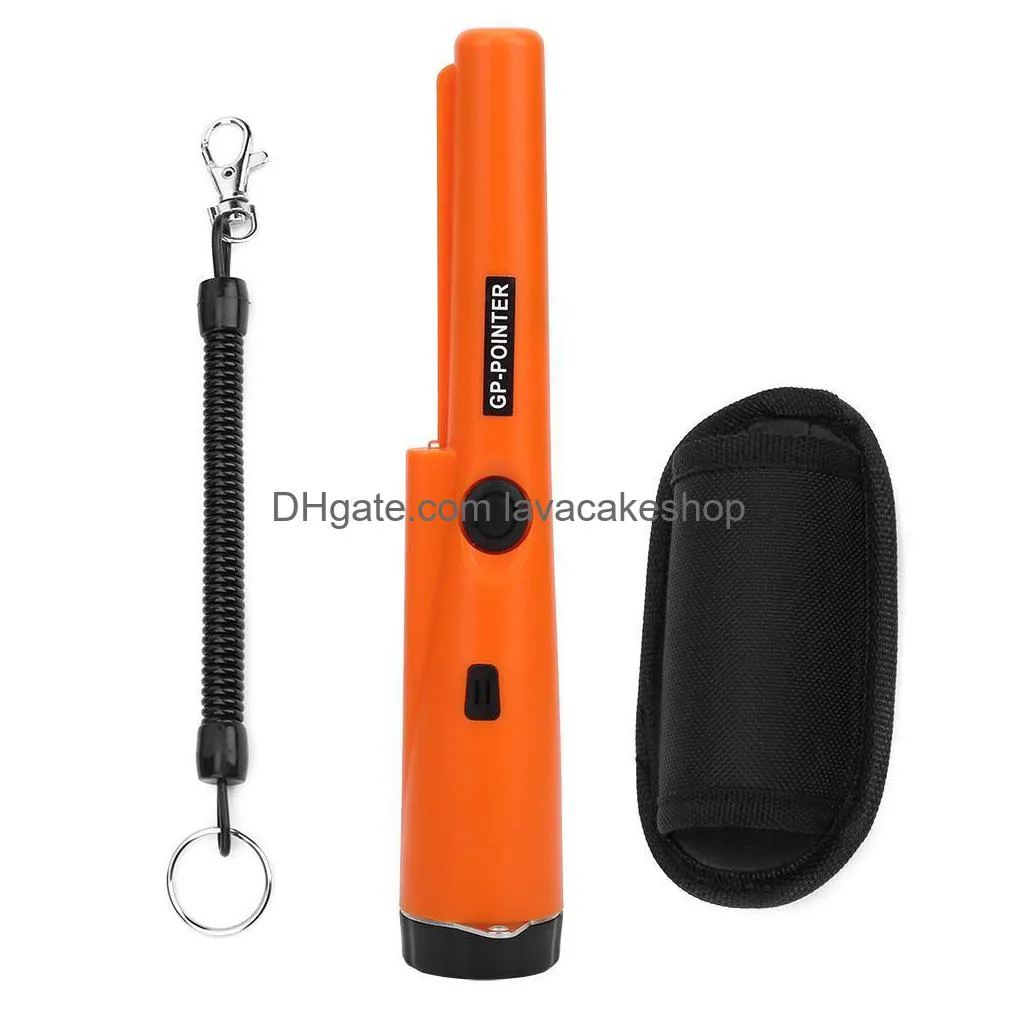 Industriële metalen detectoren handheld detector pinpointer goudzoek onder water gebruik waterdichte faux lederen kas drop levering kantoor dhp0u