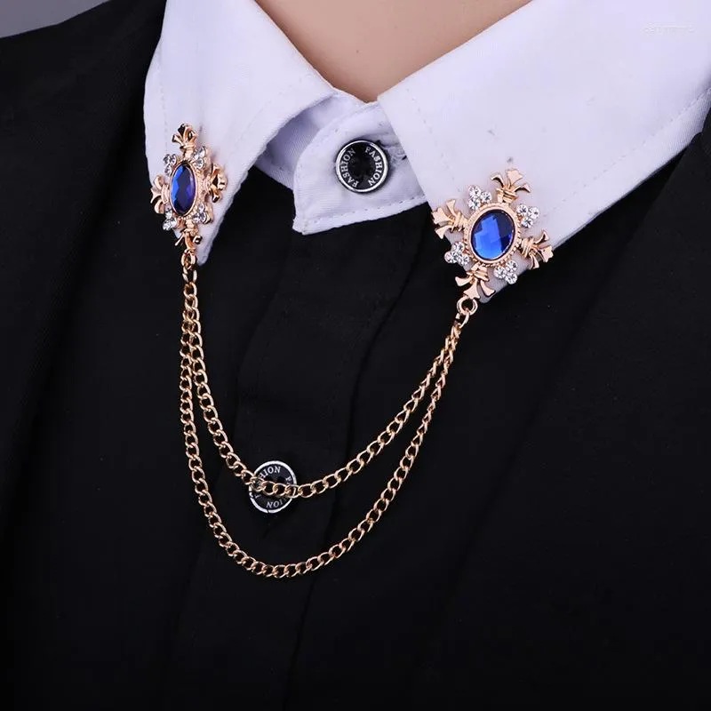 Broches 2023 strass revers broche broches pour femmes hommes Vintage métal Badge haute qualité croix broche bijoux vêtements de luxe