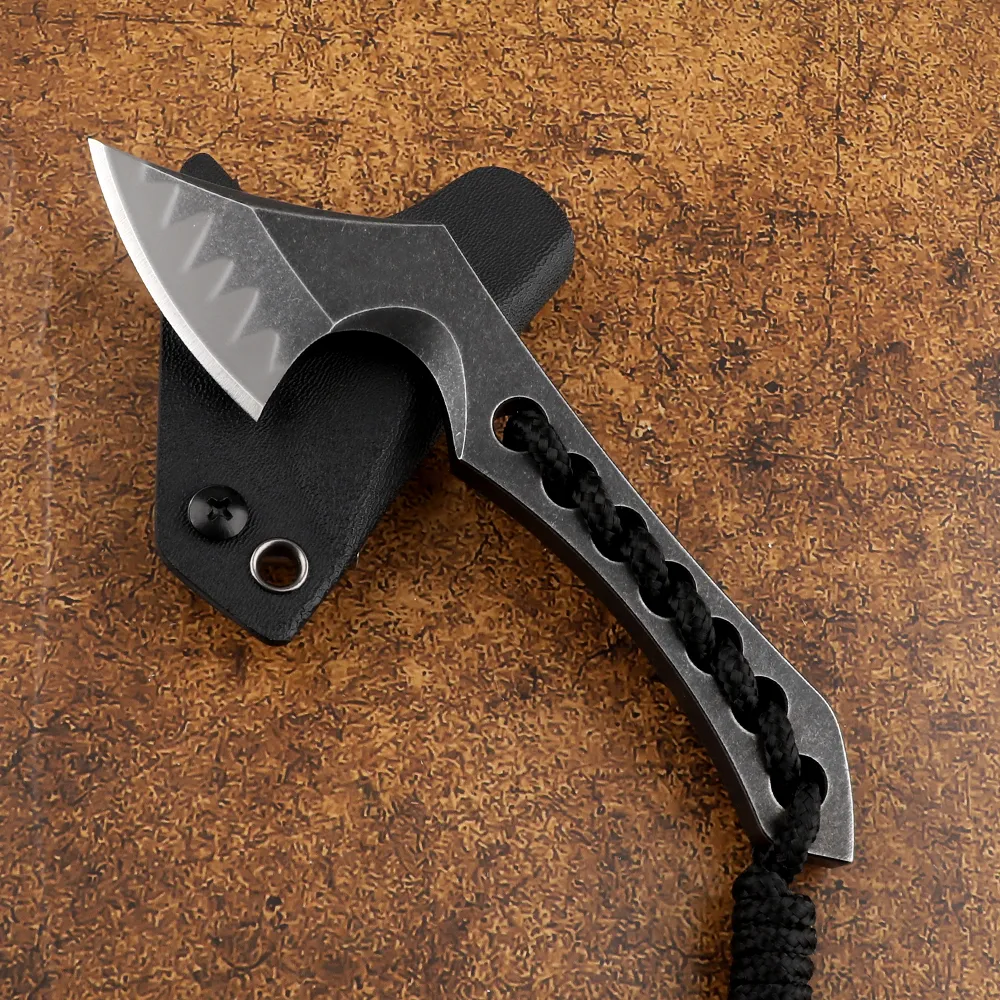 Mini Axe Ttactical Military Survival Gear Knives Army Fixed Blade Self Defense Outdoor Camping Hunting Knife For Men EDC Tool