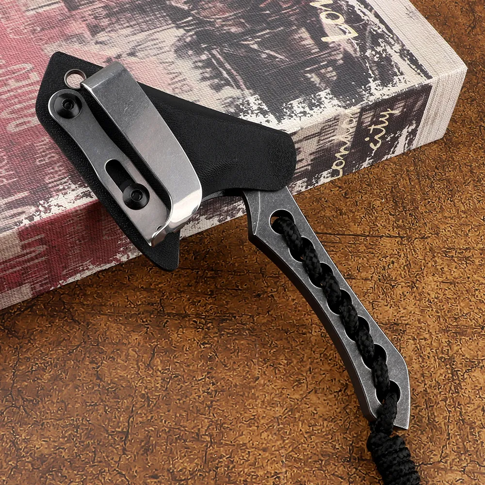 Mini Axe Ttactical Militare Sopravvivenza Gear Coltelli Esercito Lama Fissa Autodifesa Campeggio Esterna Lama di Caccia Gli Uomini Strumento EDC