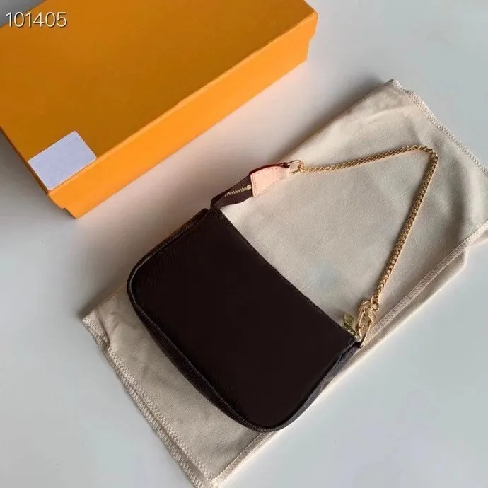 Crossbody Designer Bag Pochette Accesorios Mujer Tarjetero Messenger Purse Dicky0750 Bolsos de hombro bolsos de mano Embrague de cuero para mujer