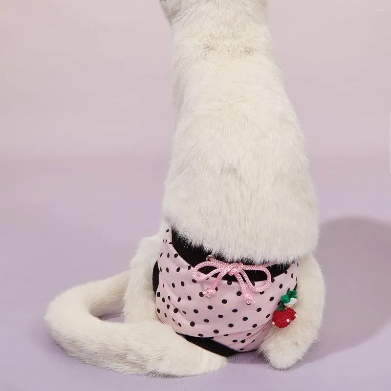 Hundebekleidung 2.Weibliche Windeln mit verstellbarem Spanngurt, physiologische Hygienehöschen, waschbare wiederverwendbare Welpenwindeln