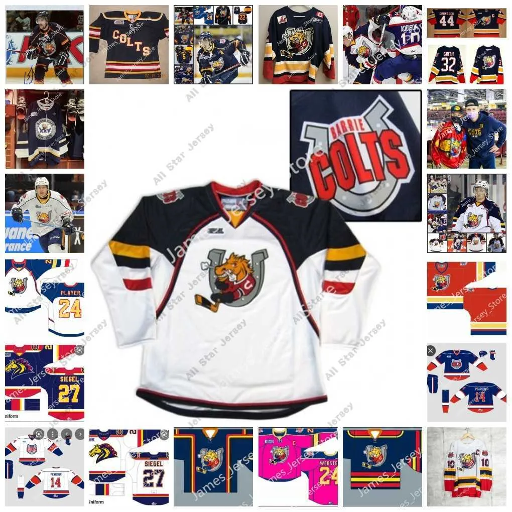 Hockey Jerseys 2022 Custom OHL Barrie Colts Stitched Hockey Jersey 25