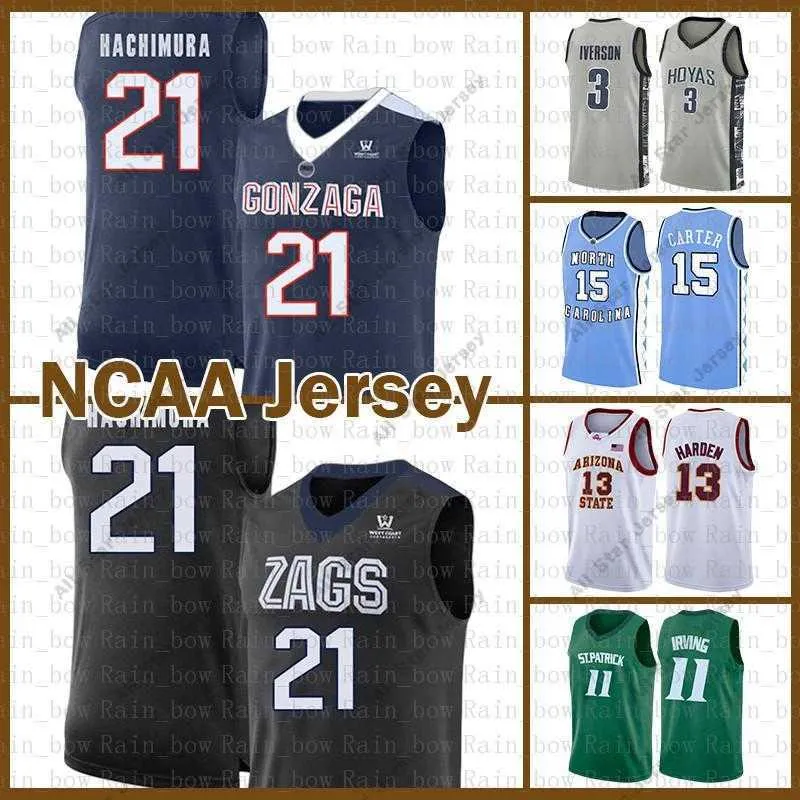 College Basketball Wears Rui 21 Hachimura Basketball Jersey Kyrie Stephen 30 Curry Irving Kawhi Dwyane 3 Wade Leonard NCAA LeBron 23 James University Toni 7 Kukoc