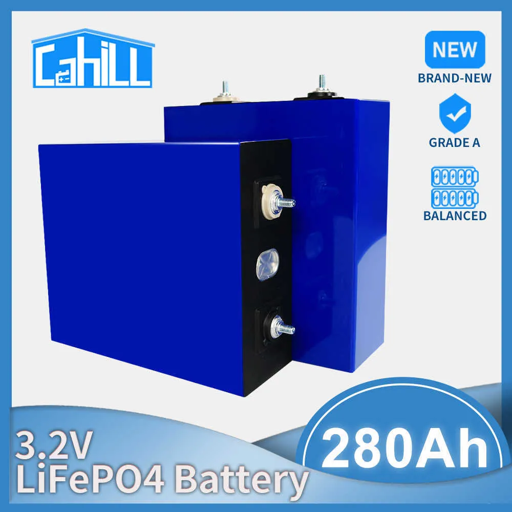 1/4/8/16/32 Uds 280AH LiFePo4 batería de fosfato de hierro y litio batería recargable para 12V 24V 48V RV Moto barco coche