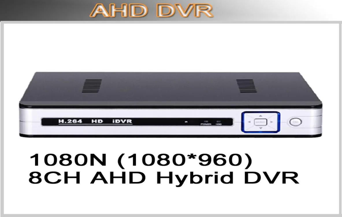 Multifunctioneel 8ch 1080N AHDNH DVR HYBRID DVR 1080P NVR VIDE Recorder AHD DVR voor Ahdanalog Camera IP -camera1856791