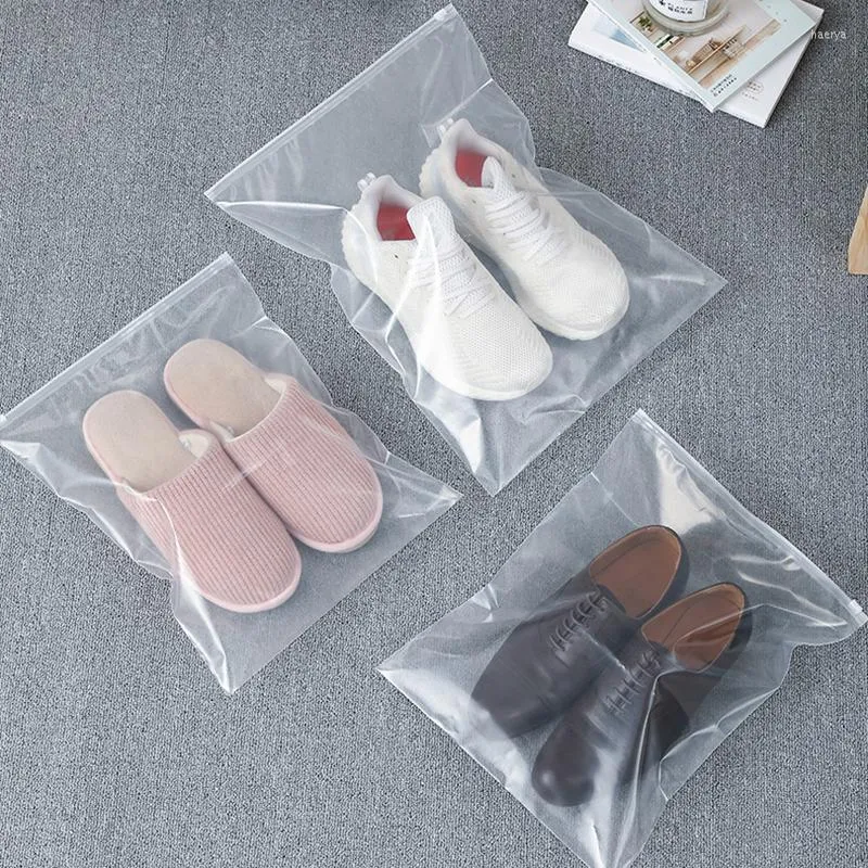 Storage Bags 5pcs Transparent Waterproof Shoe Dust Covers Shoes Bag Dustproof Closet Organizer Cosmetic For Makeup