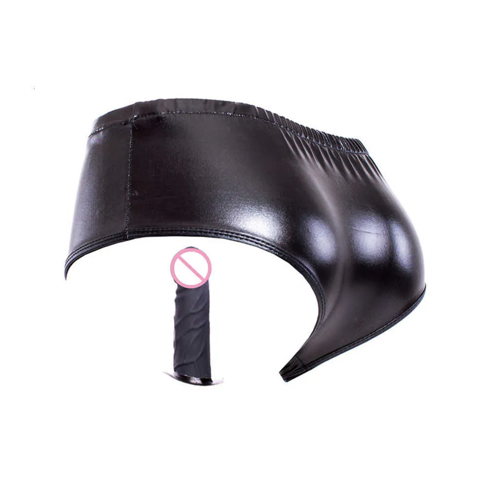 Sex Toy Silicone Butt Plug Penis Anal Dildo Leather Panties Inside Chastity  Pants Bdsm Bondage Restraint No Vibrating From Sextoy_house, $21.53
