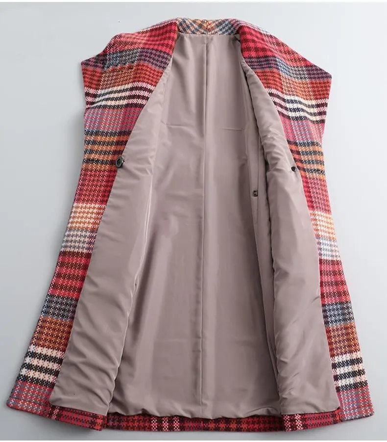 Vintage plaid winter wool skirt for women 4674 Vintage plaid winter wool skirt for women 4674