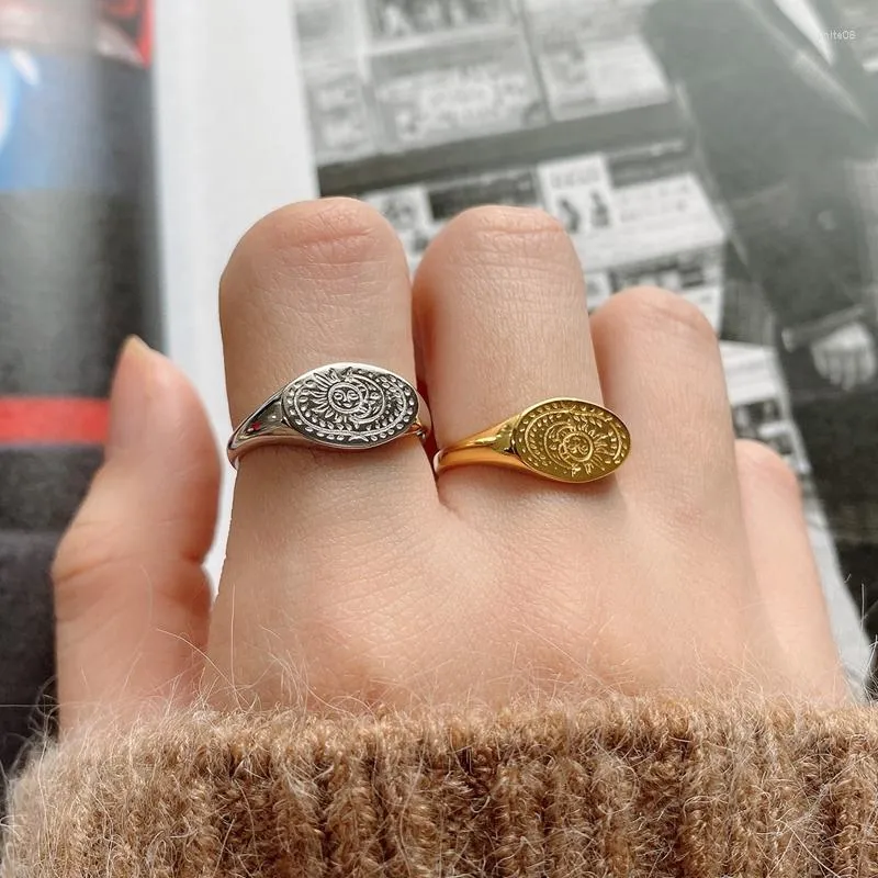 Cute sale moon rings