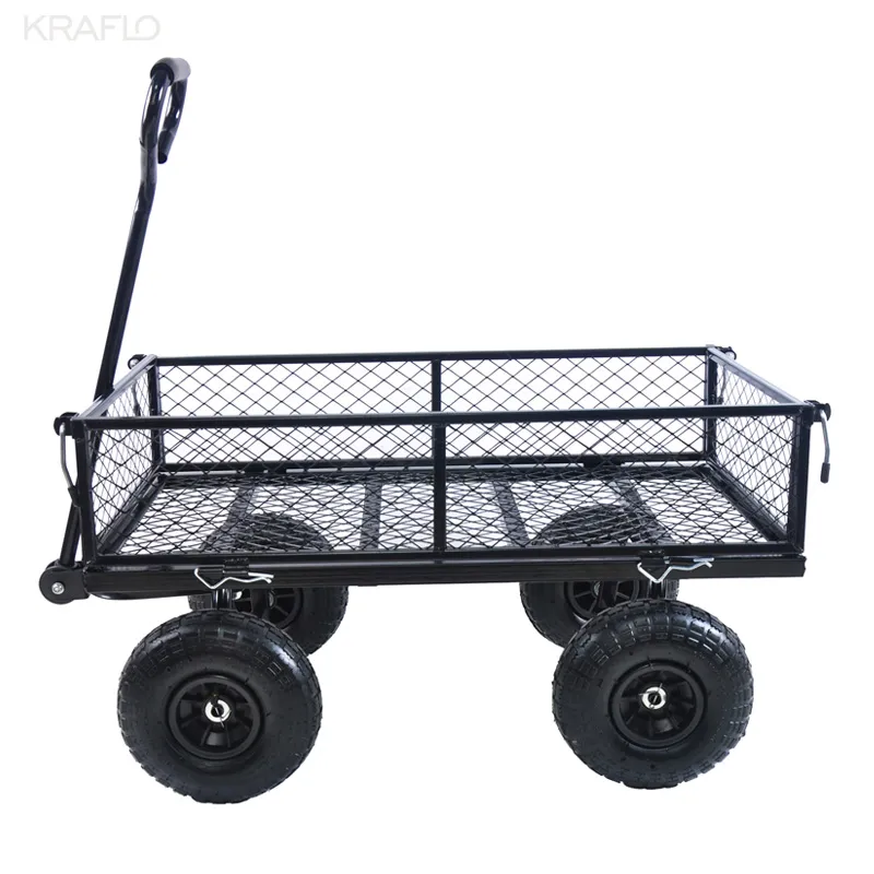 Kraflo Gorilla Wheelbarrow Tractor Supply Utility Wagon Yard Metal Cart