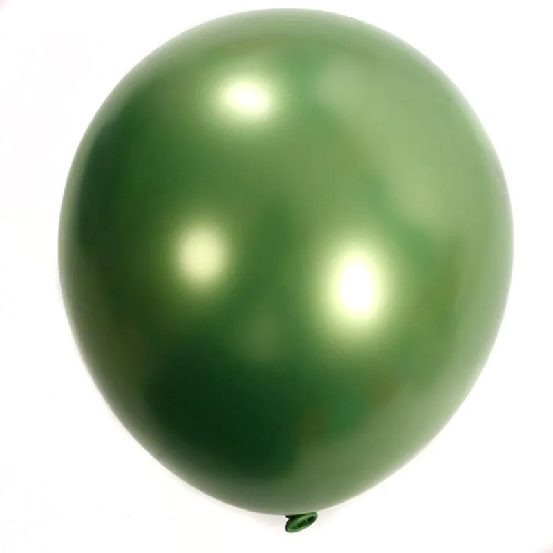 Decorazione per feste 12 pezzi/lotto di frutta metallica verde oro in argento pallone viola matrimonio buon compleanno in lattice metallo cromato palloncini aria elio balo