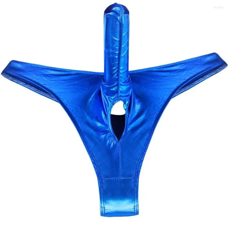 Underpants Exposed Cock Mens Sexy Lingerie Ball Hole Thong