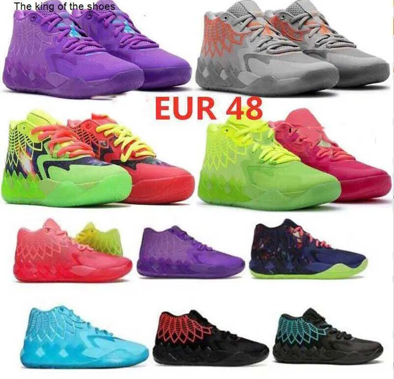 2023lamelo Shoe2023 Men Designer Basketball Shoes MB01 Lamelo buzz Queen City Rick and Morty Galaxy Rock Ridge Volt Blast