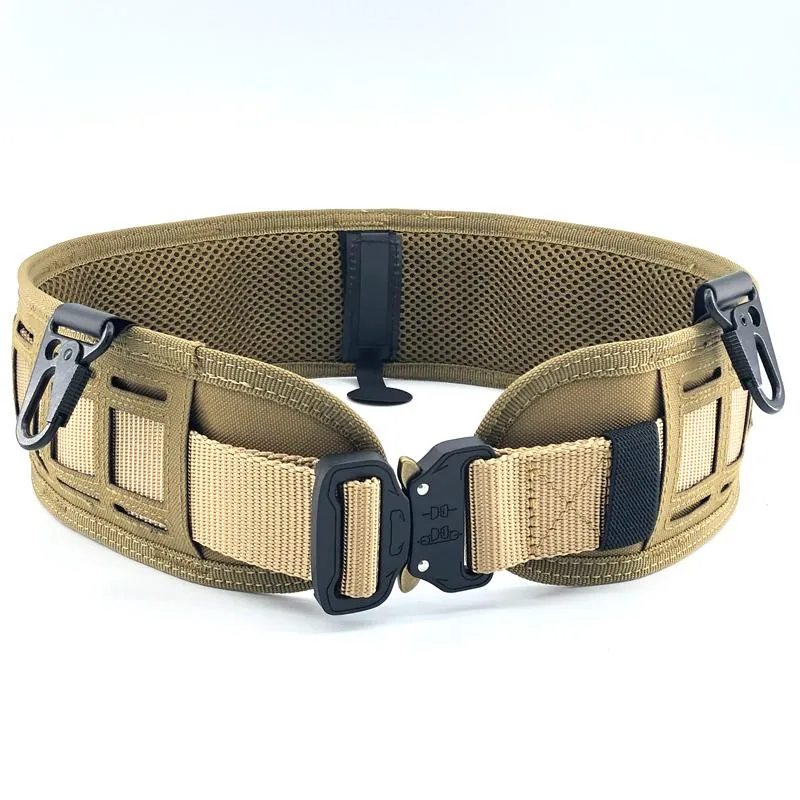 Waist Support Military Tactical Belt 1000D Nylon Convenient Army Training Soft Padded Combat Hunting Battle