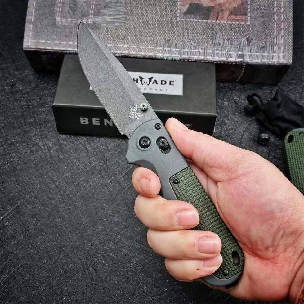 Benchmade Redoubt 430BK AXIS Folding Knife 3.55 CPM D2 Graphite Blade