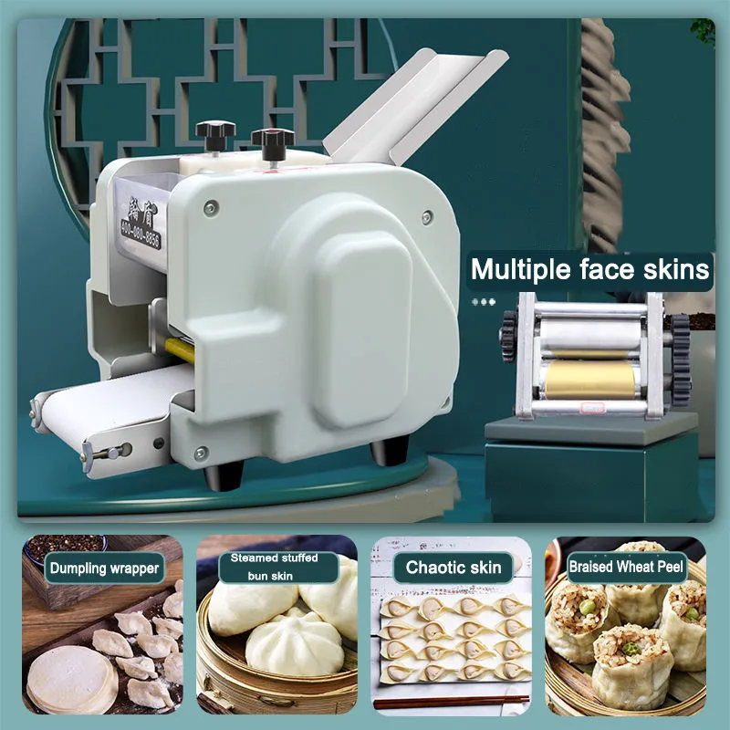110V / 220V Dumpling Machine Noodle Maker Pasta Wonton Packaging Maker Slicer Forming